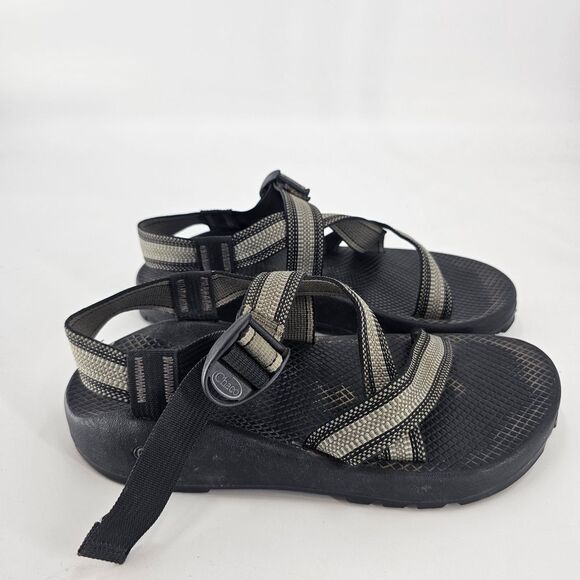 Chaco Black and Gray Men's Sandals 9 Z Strap - Picture 1 of 5